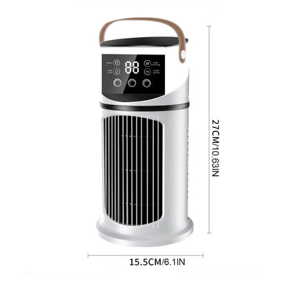 Stay Cool and Refreshed with Our Multifunctional Mist Humidifier and Cooling Fan - 9-Speed Settings, 8-Hour Timer, and Color-Changing LED Lights for Home, Office, and Dormitory!