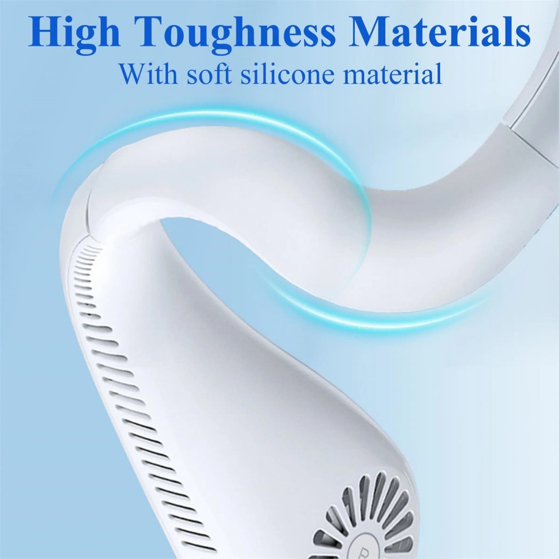 Hands-Free Bladeless Neck Fan - 3 Speed USB Rechargeable Portable Personal Fan for Indoor & Outdoor - Perfect Gift for Men, Women, Mom & Dad